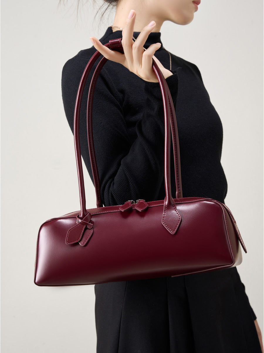 Genuine Cowhide Shoulder Bag