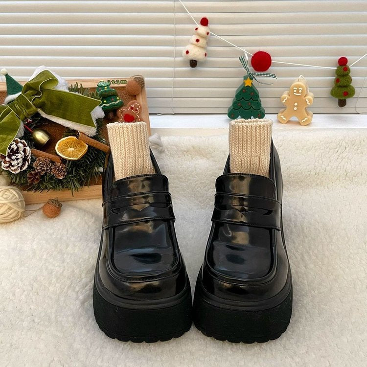 British-style uniform heels