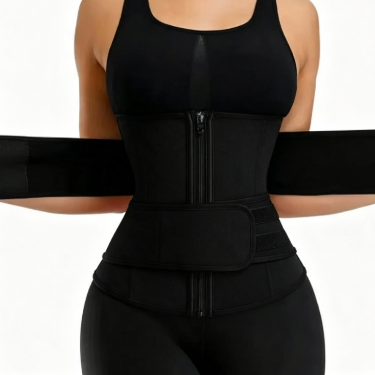 Double-Belt Waist Cincher