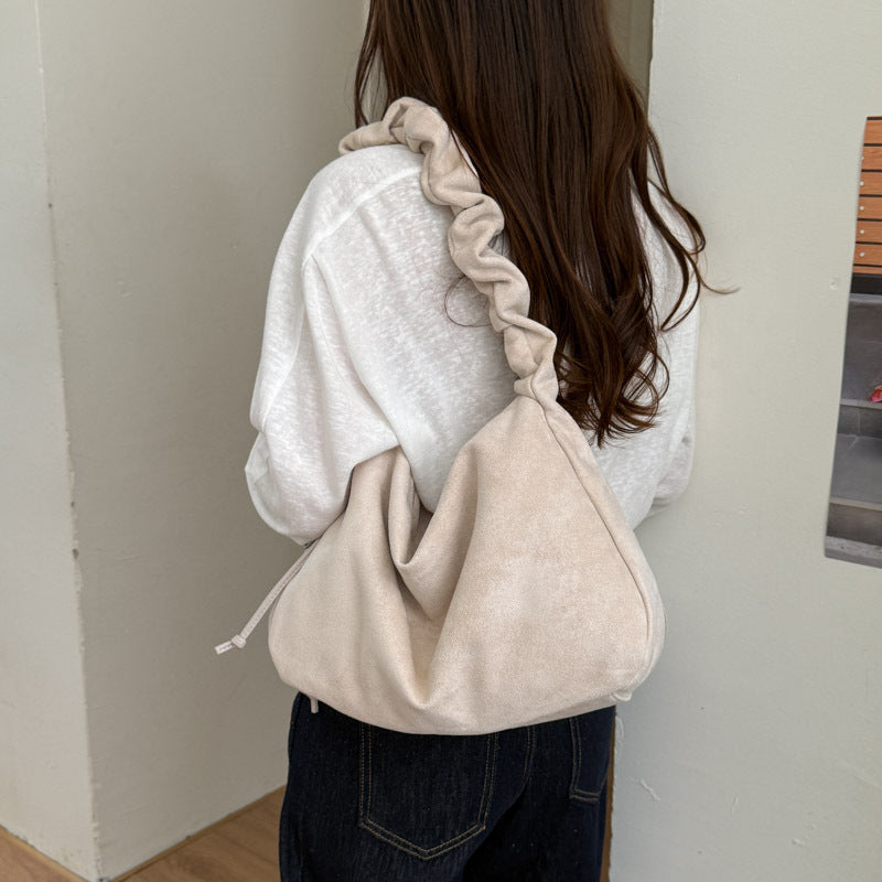 Retro Frosted Leather Shoulder
