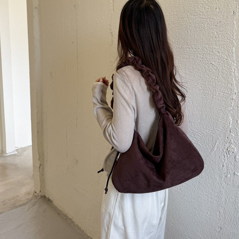 Retro Frosted Leather Shoulder