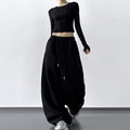 Wide-Leg Sweatpants