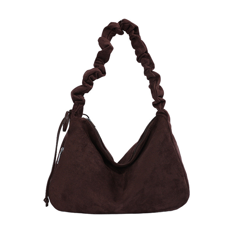 Retro Frosted Leather Shoulder
