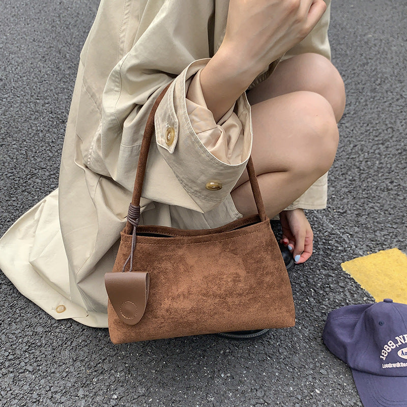 Frosted Suede Handbag