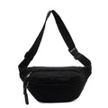 Woolen corduroy crossbody bag