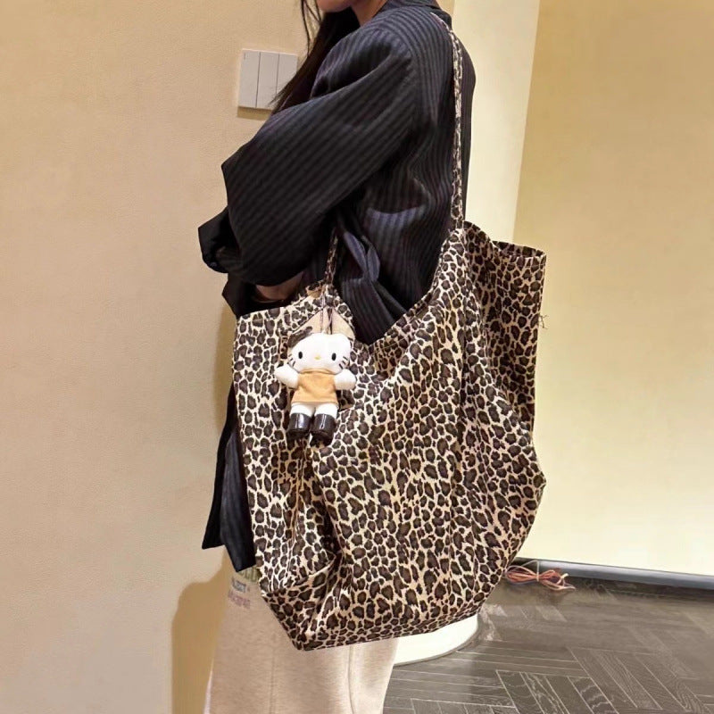 Relaxed All-match Practical Canvas Bag