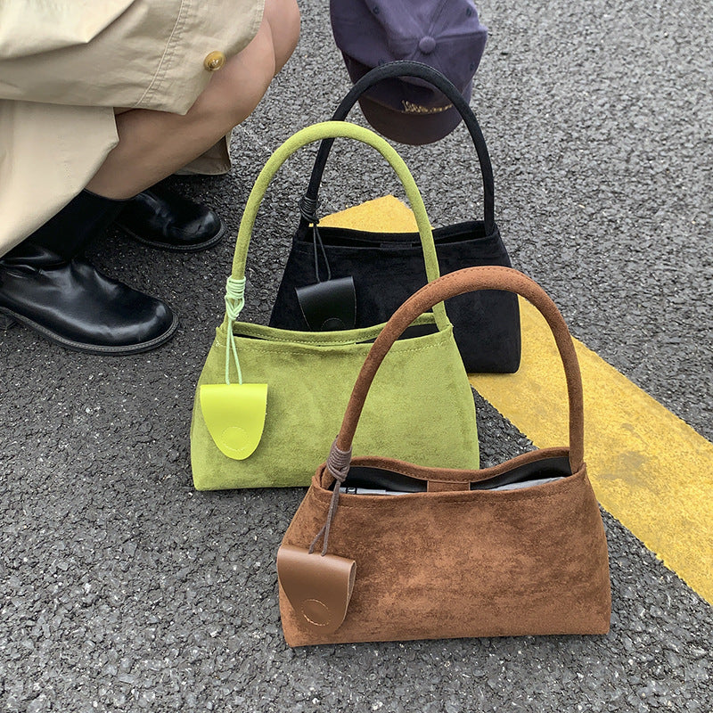 Frosted Suede Handbag