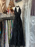 Gothic Halter Neck Dress