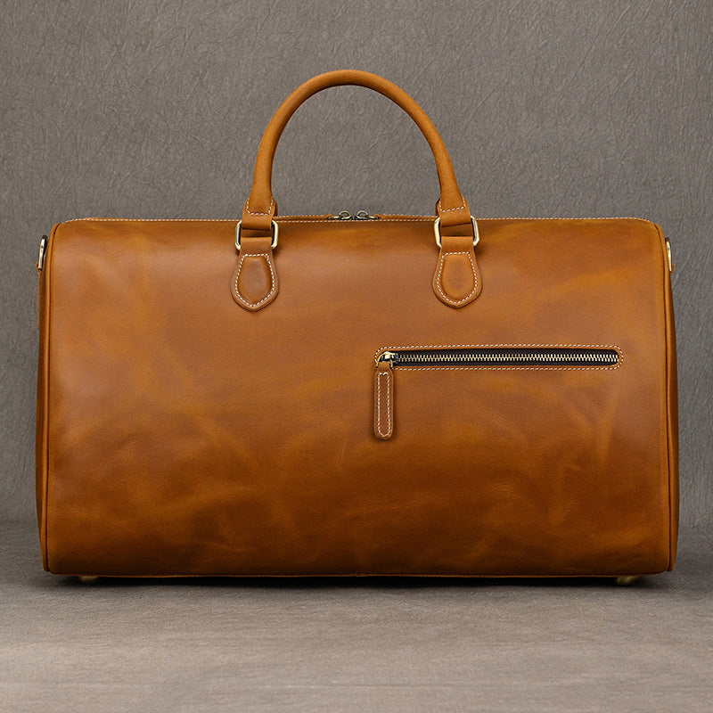 leather travel bag