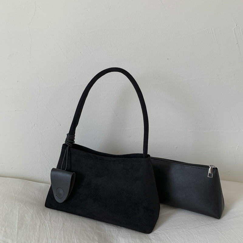 Frosted Suede Handbag