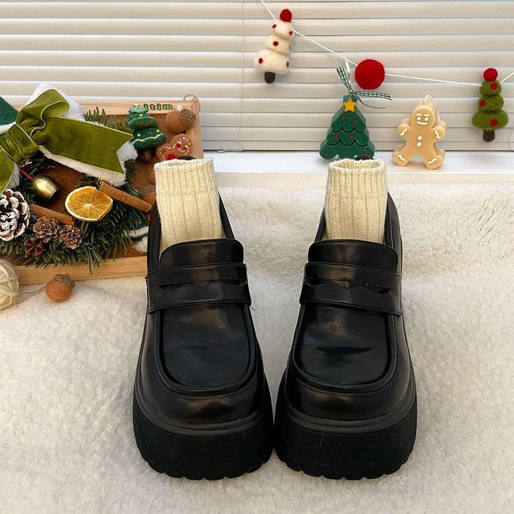 British-style uniform heels