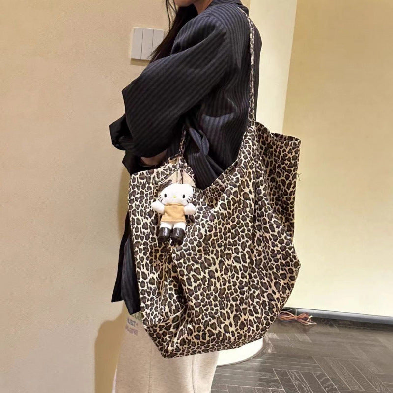Relaxed All-match Practical Canvas Bag