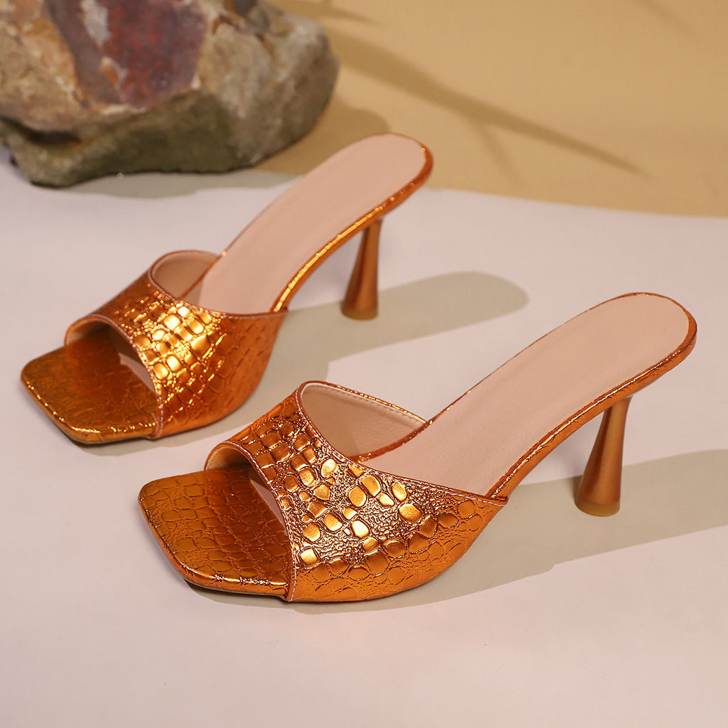 Women High Heel Slippers