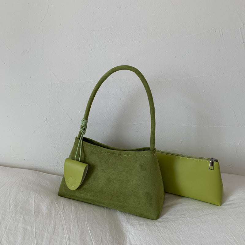Frosted Suede Handbag