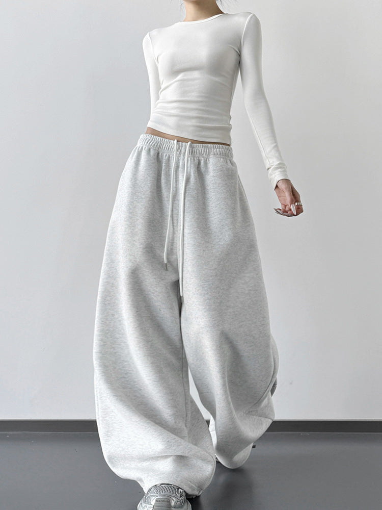 Wide-Leg Sweatpants