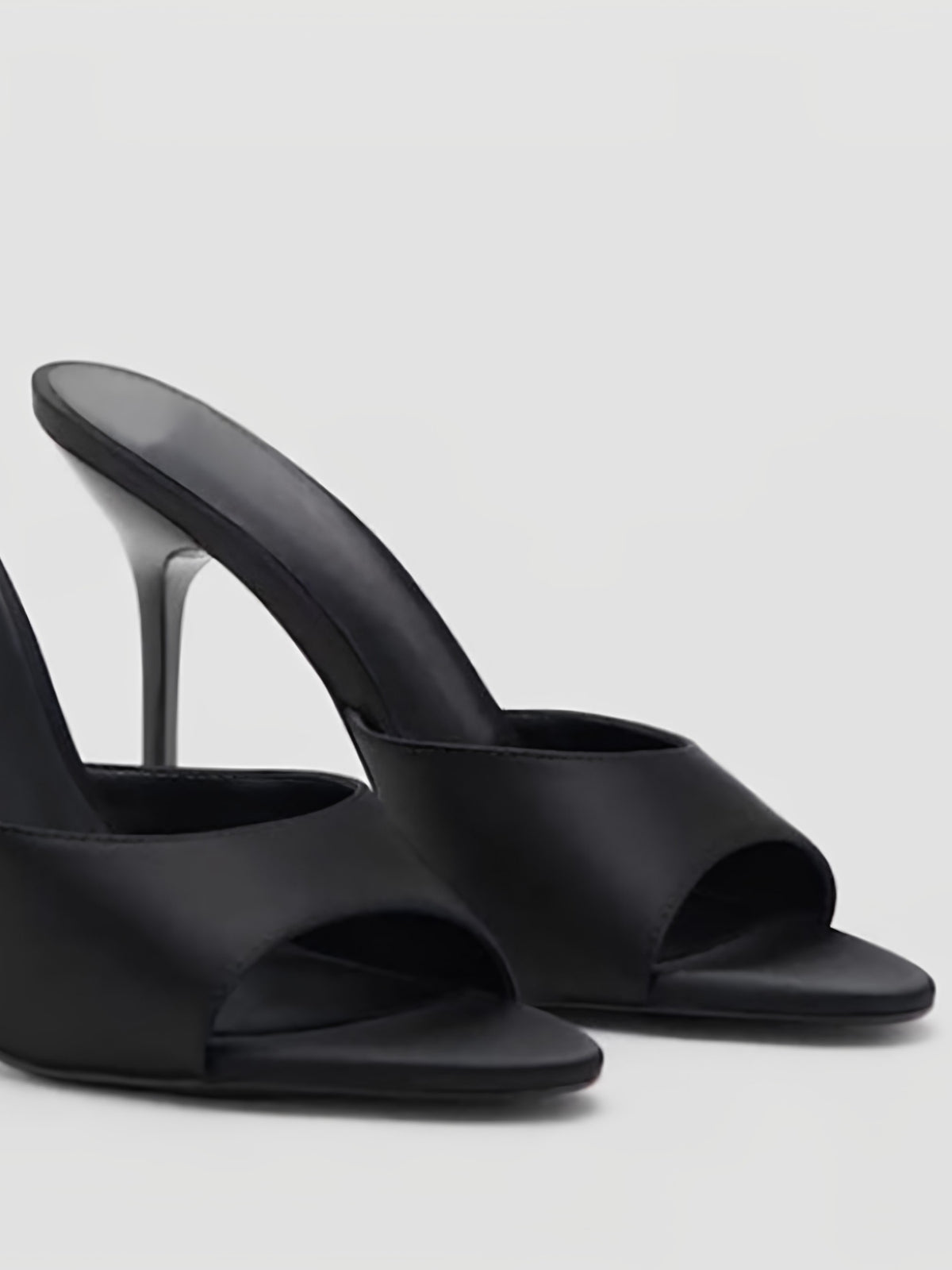 2026 New Spring Stiletto High Heels for Women, Round-Toe Slip-On Satin High-Heeled Sandals, Elegant Style