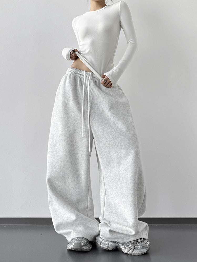 Wide-Leg Sweatpants