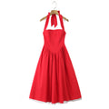 French Halter Dress