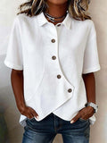 Casual Cotton-Linen Shirt