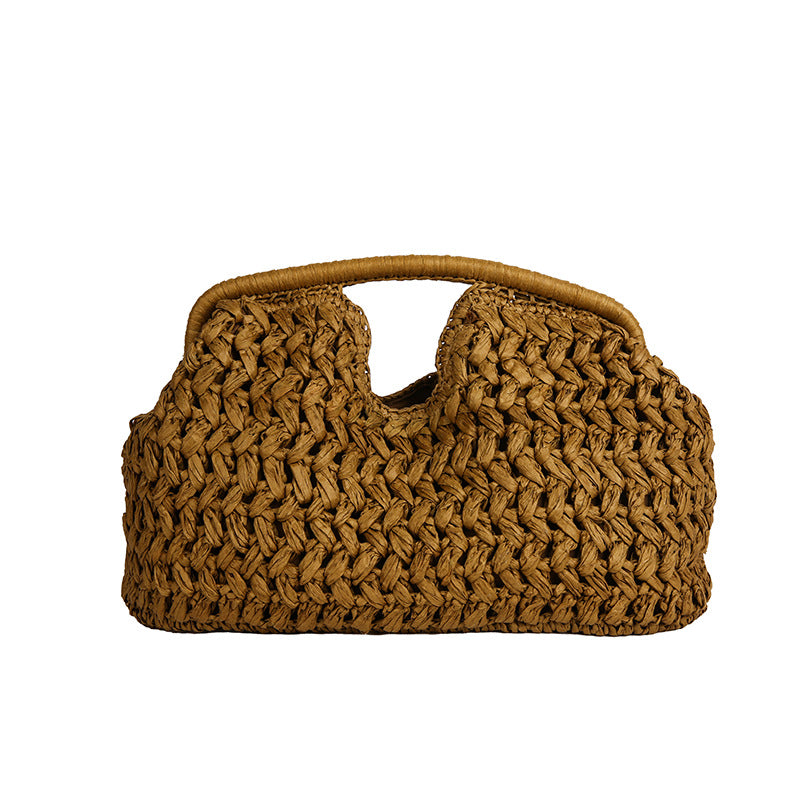 Handmade Woven Straw Handbag