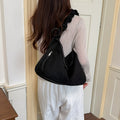 Retro Frosted Leather Shoulder