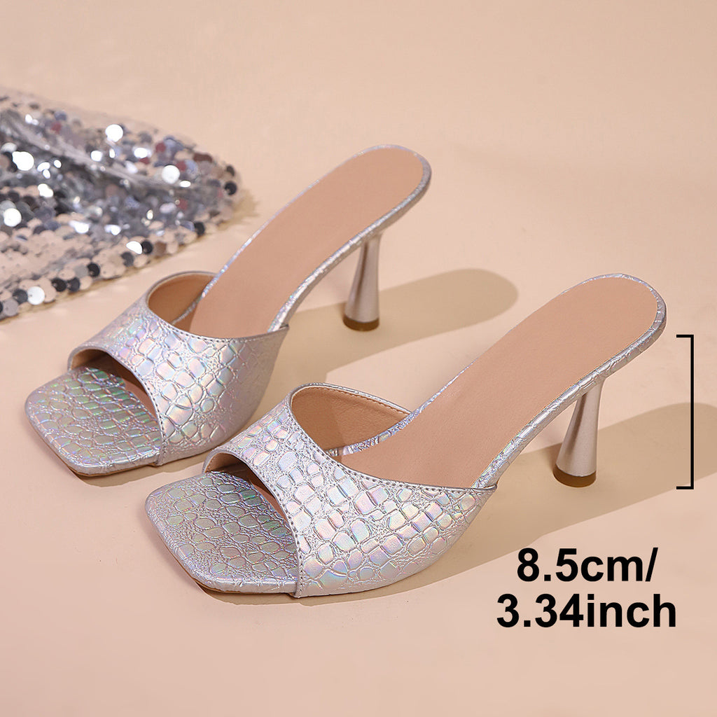 Women High Heel Slippers