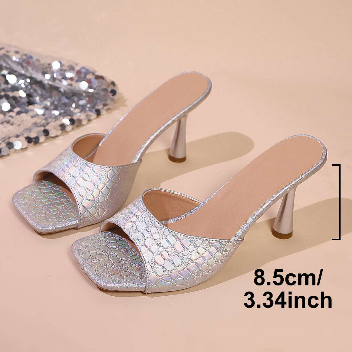 Women High Heel Slippers