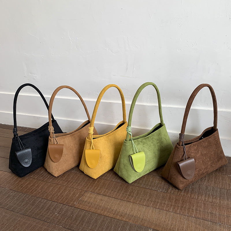 Frosted Suede Handbag