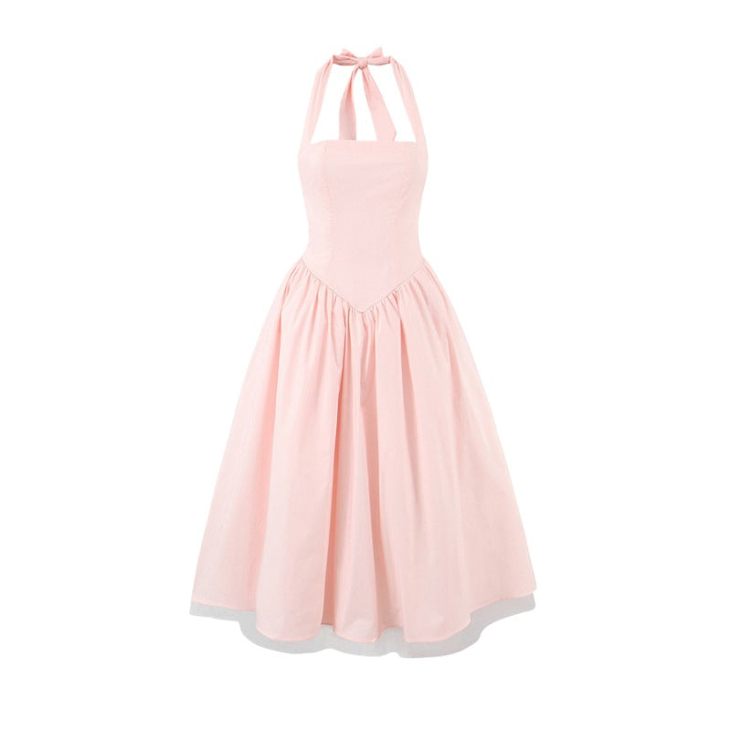 French Halter Dress